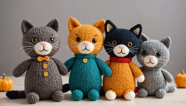 Top 5 doudoux chat à tricoter facilement et gratuitement